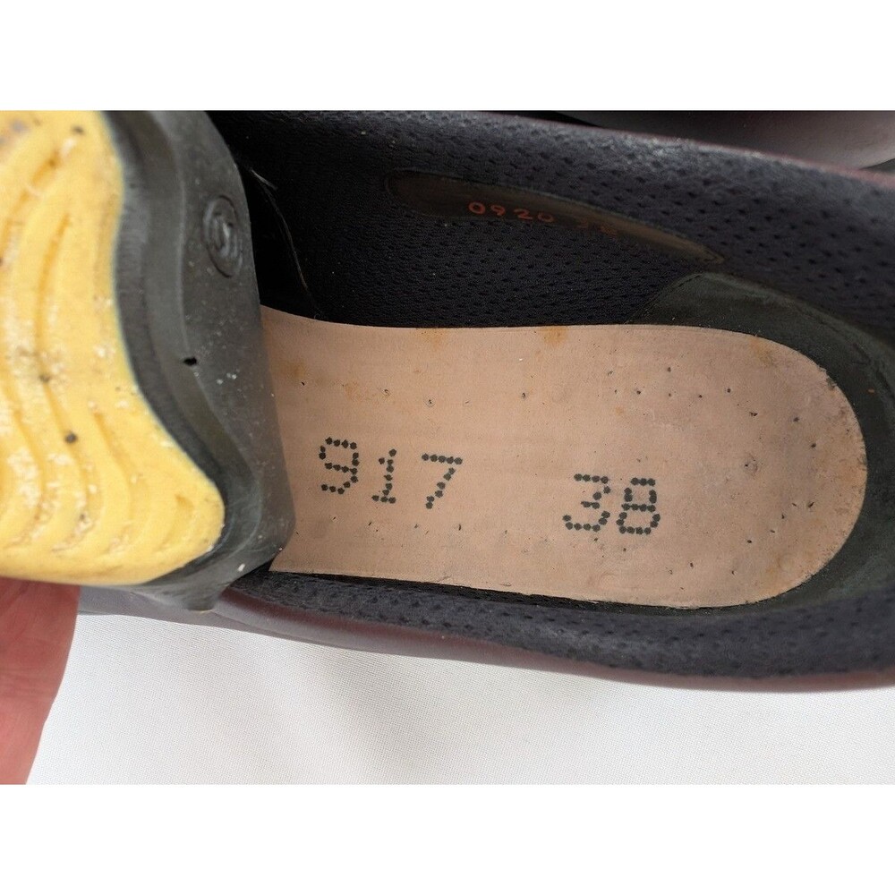 Vintage Prada Sport Leather Slip On Shoes Women’s Size 38 Burgundy Red - Picture 8 of 8